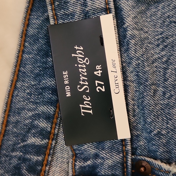 ABERCOMBIE AND FITCH THE STRAIGHT CURVE LOVE JEANS - Picture 2 of 5